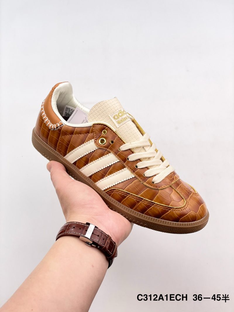 WALES BONNER x adidas Originals Samba Pony Tonal Sneakers