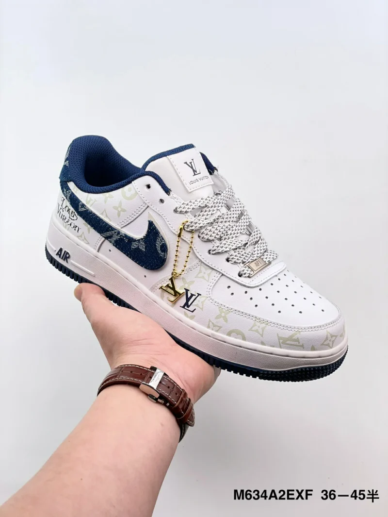 Louis Vuitton x Nike Air Force 1 '07 Low White Green