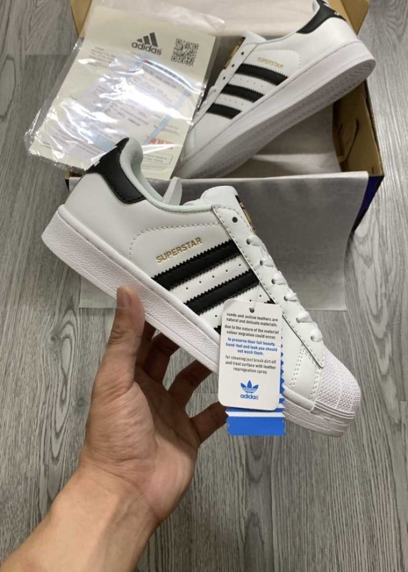 Buty Adidas Superstar Gold Stamp Białe (Sò Trắng)