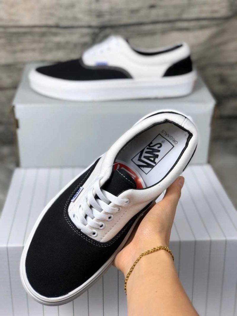 Buty Vans Era Comfycush Black & Marshmallow Replika 1:1