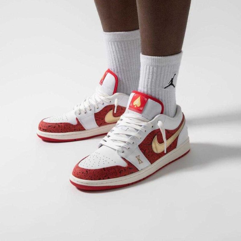 Buty Nike Air Jordan 1 Low Spades Najwyższa Jakość – Tyhi Sneaker