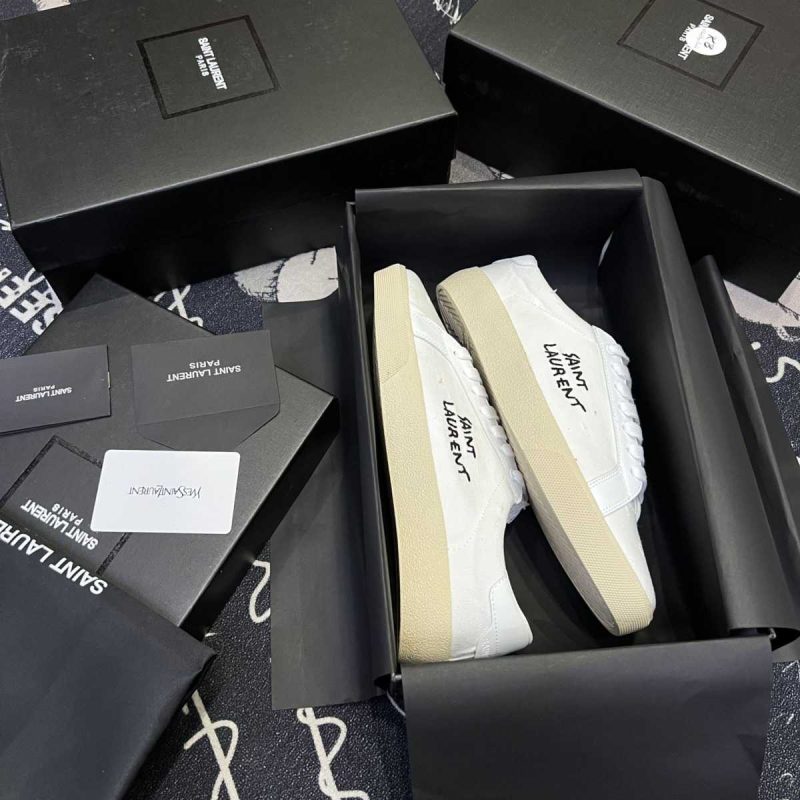 Buty Saint Laurent Płócienne 2023 Jakość Premium