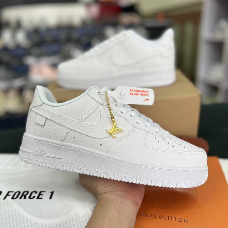 Buty Louis Vuitton x Nike Air Force 1 Low By Virgil Abloh ‘White’ Jakość Premium