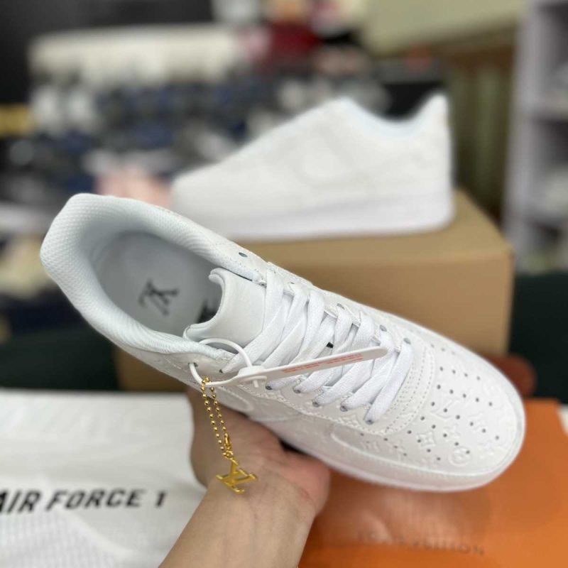Buty Louis Vuitton x Nike Air Force 1 Low By Virgil Abloh ‘White’ Jakość Premium