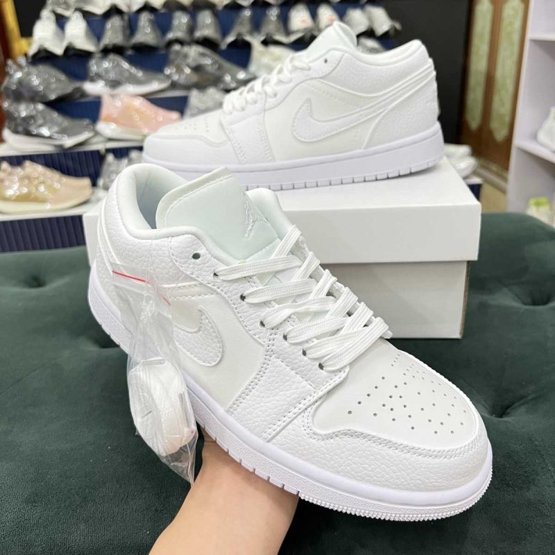 Buty Nike Air Jordan 1 Low Triple White Jakość Premium