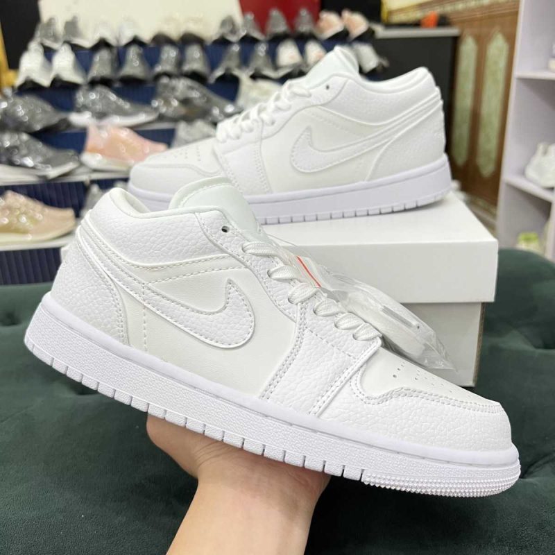 Buty Nike Air Jordan 1 Low Triple White Jakość Premium