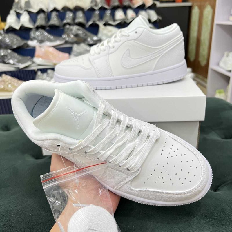 Buty Nike Air Jordan 1 Low Triple White Jakość Premium