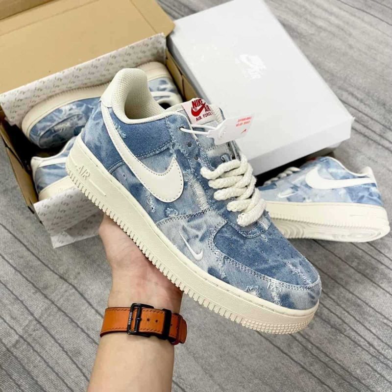 Buty Nike Air Force One Denim Najwyższa Jakość