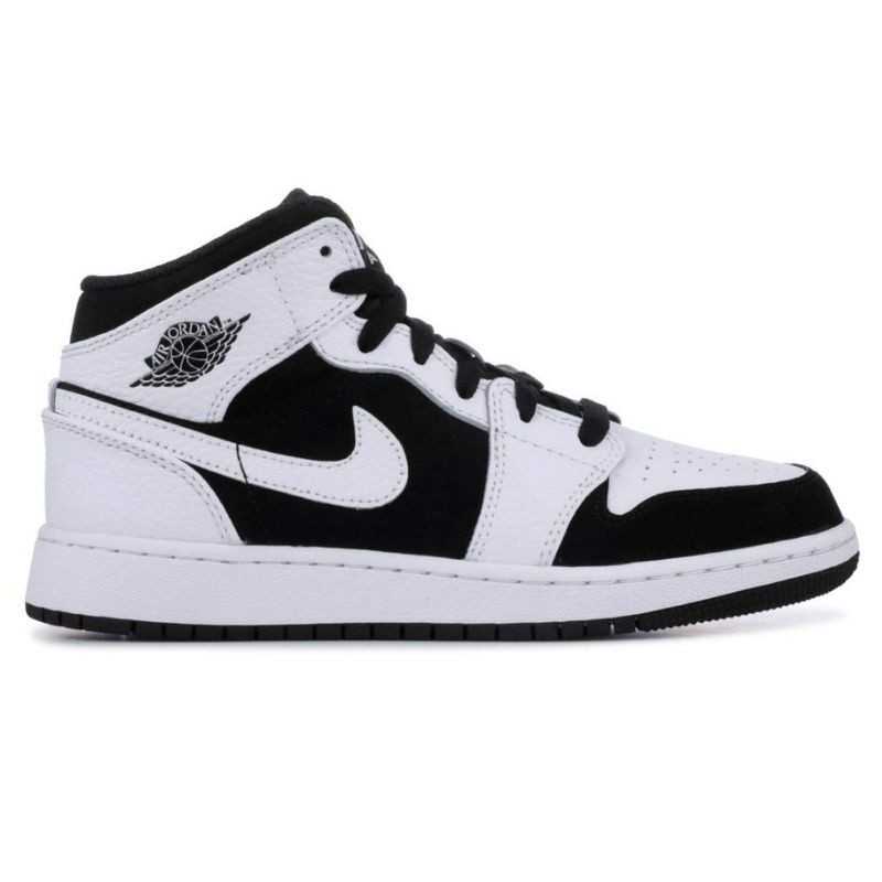 Buty Nike Air Jordan 1 Mid Tuxedo Biało-Czarne