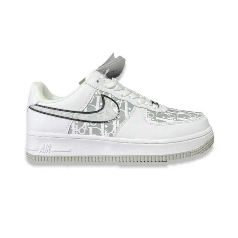 Buty Nike Air Force 1 Dior Szare Premium