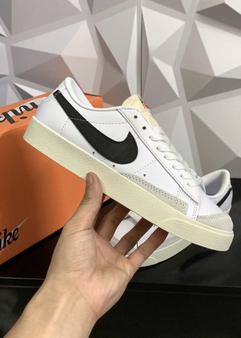 Buty Nike Blazer Low 77 Vintage White Black Jakość Premium
