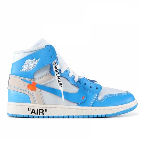 Buty Nike Air Jordan 1 Off White UNC Blue Replika 1:1