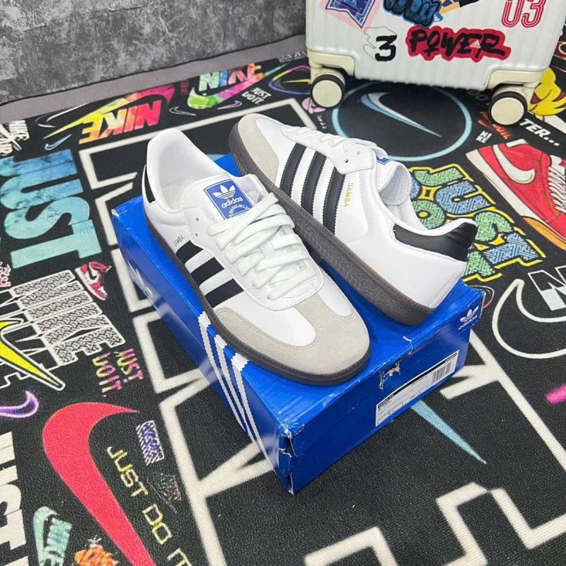 Buty Adidas Samba OG Cloud White 100% Skóra Cielęca