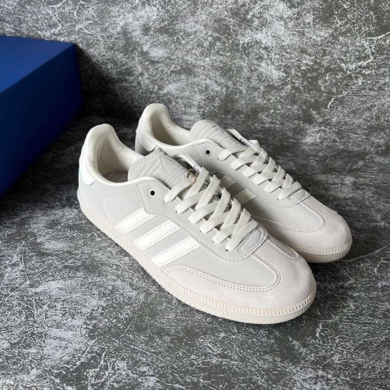 Buty Adidas Samba Human Race x Pharrell Aluminium White Jakość Premium
