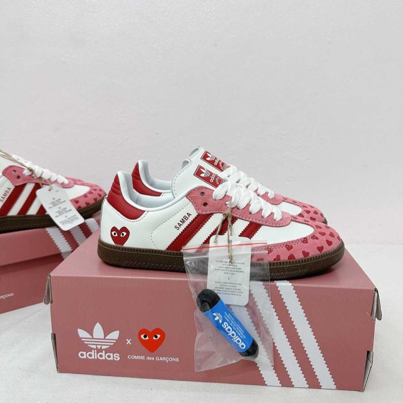 Buty Adidas Samba OG x CDG Heart Valentines Jakość Premium