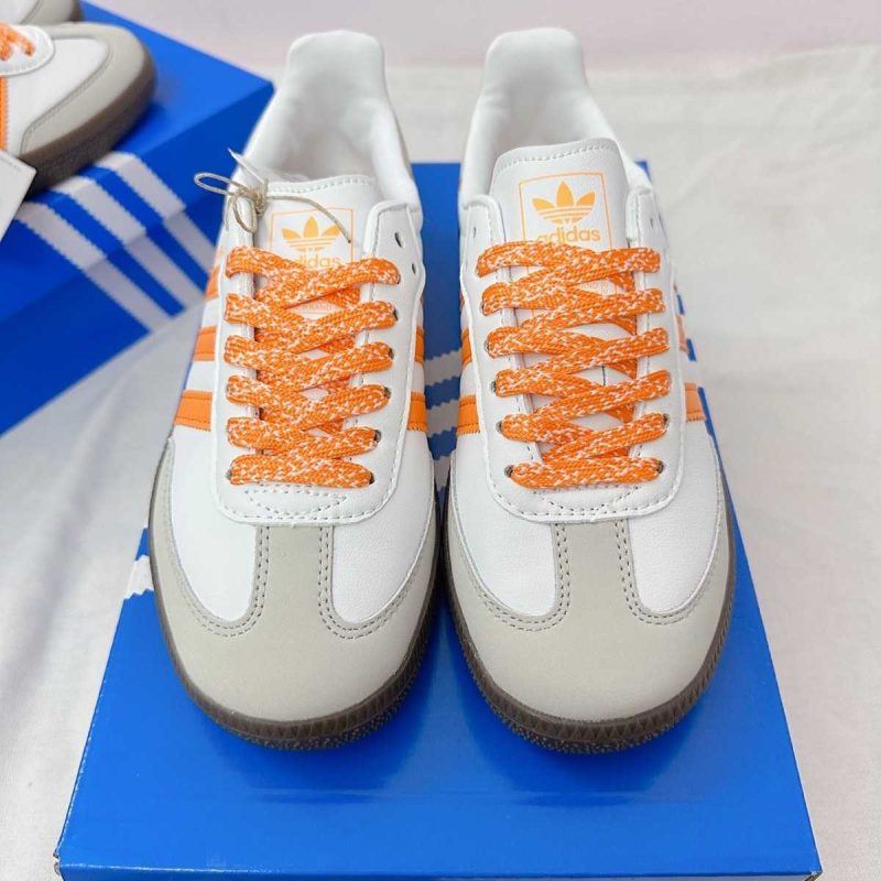 Buty Adidas Samba OG White Equipment Orange Jakość Premium