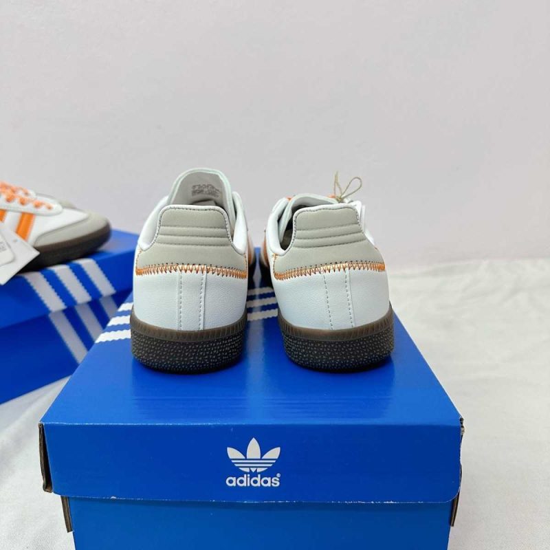 Buty Adidas Samba OG White Equipment Orange Jakość Premium