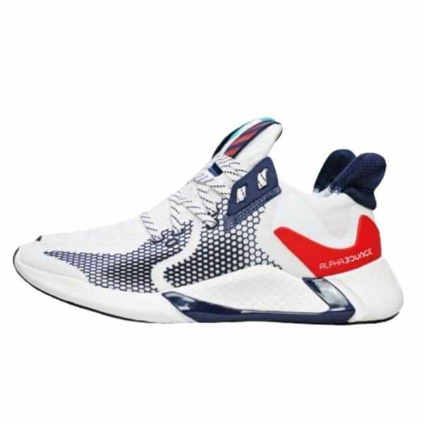 Buty Adidas Alphabounce Instinct M White Red Blue
