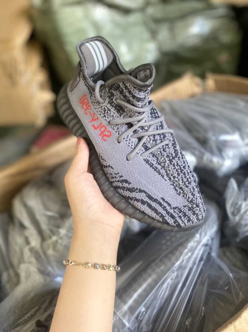 Buty Yeezy 350 Beluga Szaro-Czerwone