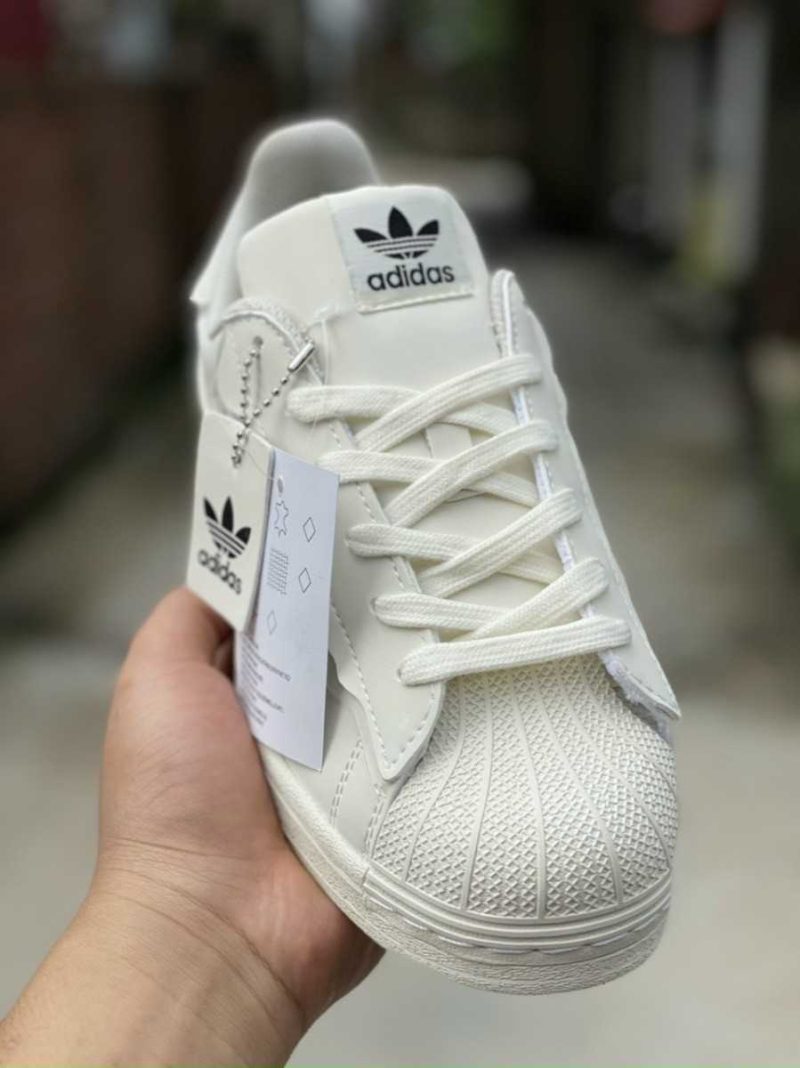 Buty Adidas Originals Superstar Cappuccino Całe Białe