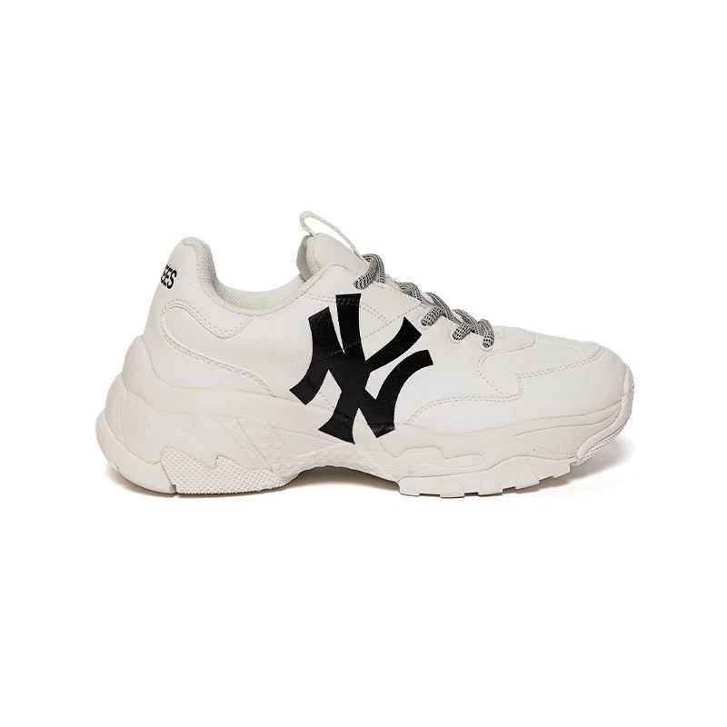 Sneakersy MLB Big Ball Chunky A New York Yankees Białe Czarne Logo Jakość 1:1