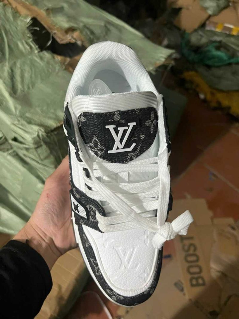 Buty Louis Vuitton LV Trainer White Black Biało-Czarne