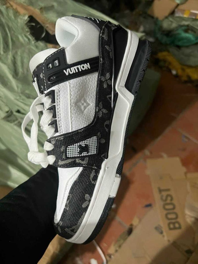 Buty Louis Vuitton LV Trainer White Black Biało-Czarne