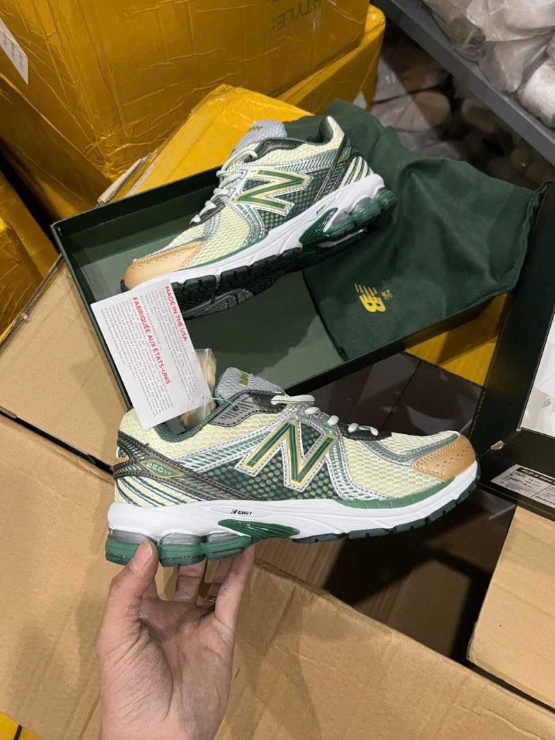 Buty New Balance 860v2 Aime Leon Dore Green Jakość Premium