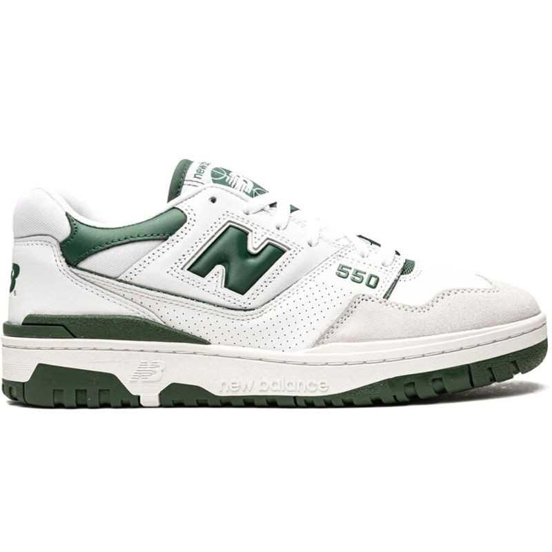 Buty New Balance 550 White Green Premium