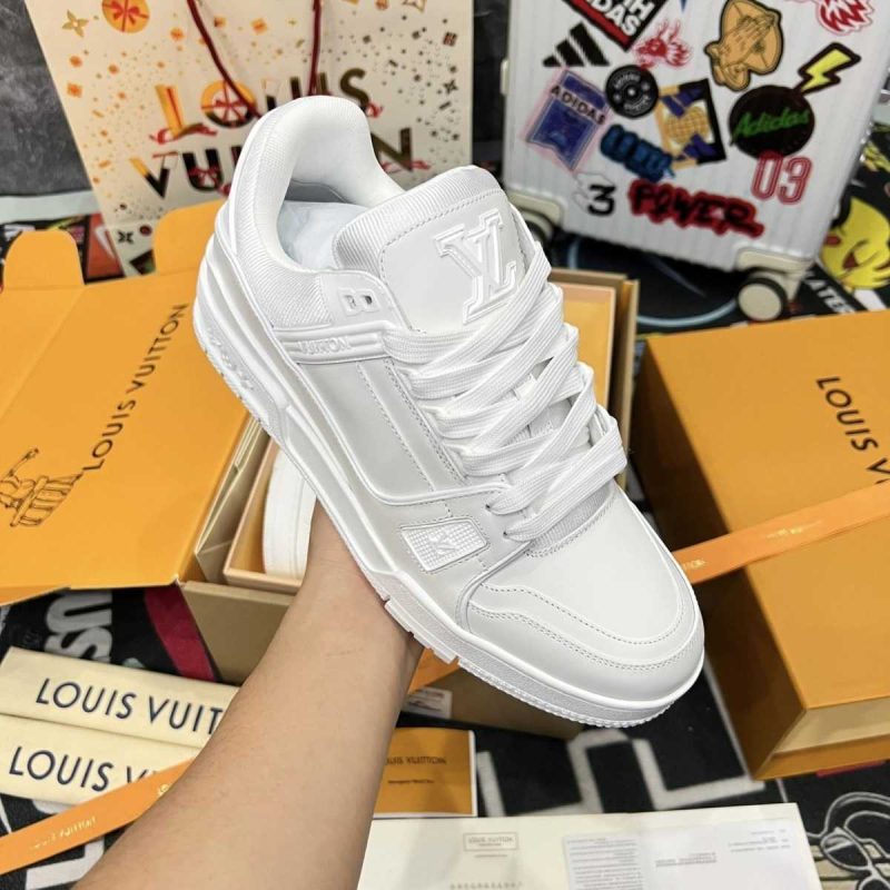 Buty Louis Vuitton LV Trainer Całe Białe Najwyższa Jakość 2024