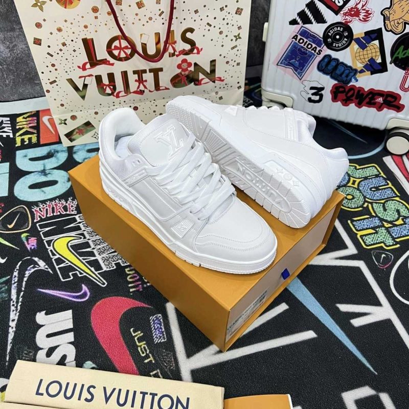 Buty Louis Vuitton LV Trainer Całe Białe Najwyższa Jakość 2024
