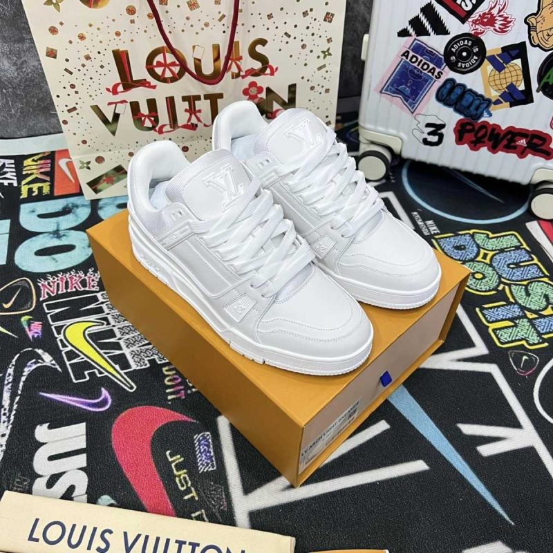 Buty Louis Vuitton LV Trainer Całe Białe Najwyższa Jakość 2024
