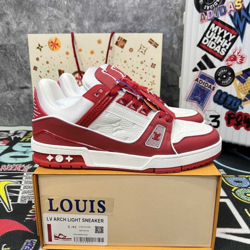 Buty LV Trainer ‘Red White’ 1A8PJY Jakość VIP 2024