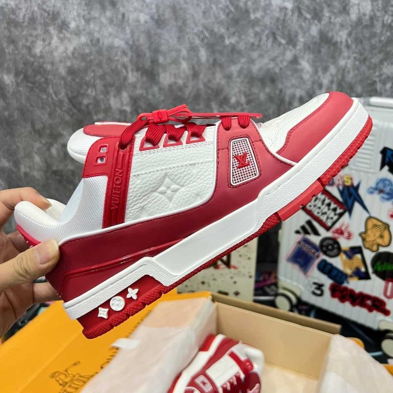 Buty LV Trainer ‘Red White’ 1A8PJY Jakość VIP 2024