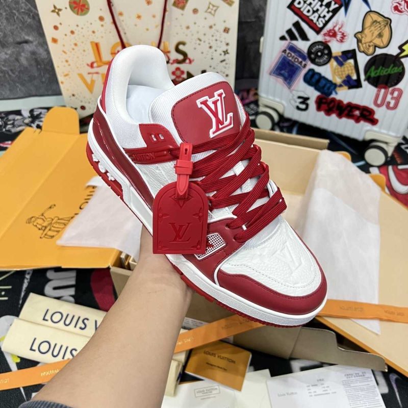Buty LV Trainer ‘Red White’ 1A8PJY Jakość VIP 2024