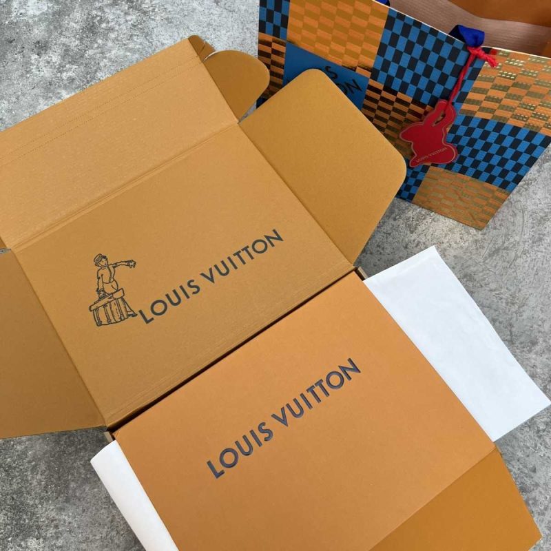 Buty LV#54 Grey White Signature 2023 Jakość jak oryginał 99.99%