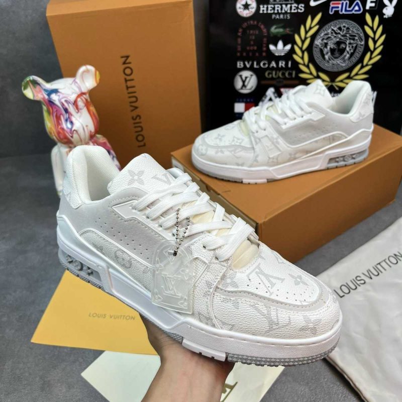 Buty LV Trainer White Grey Premium