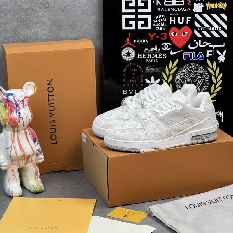 Buty LV Trainer White Grey Premium