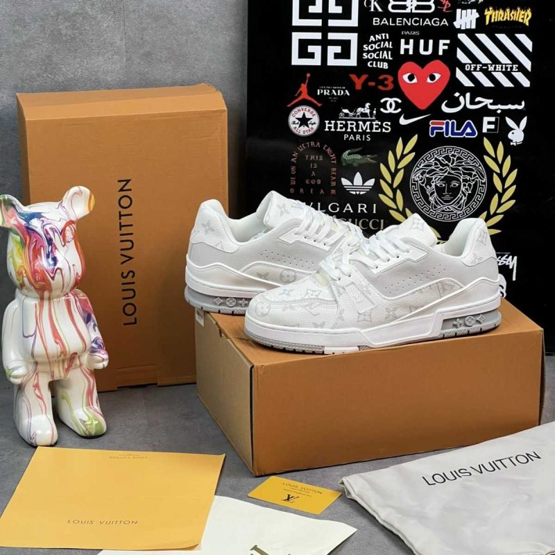 Buty LV Trainer White Grey Premium