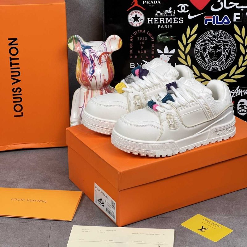 Buty Louis Vuitton LV Trainer Maxi White Premium