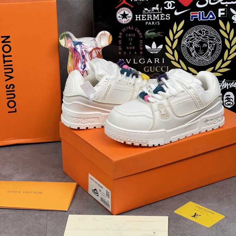Buty Louis Vuitton LV Trainer Maxi White Premium