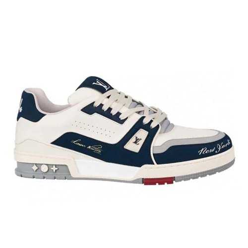 Buty LV Trainer #54 New York Navy Jakość jak oryginał 99.99%