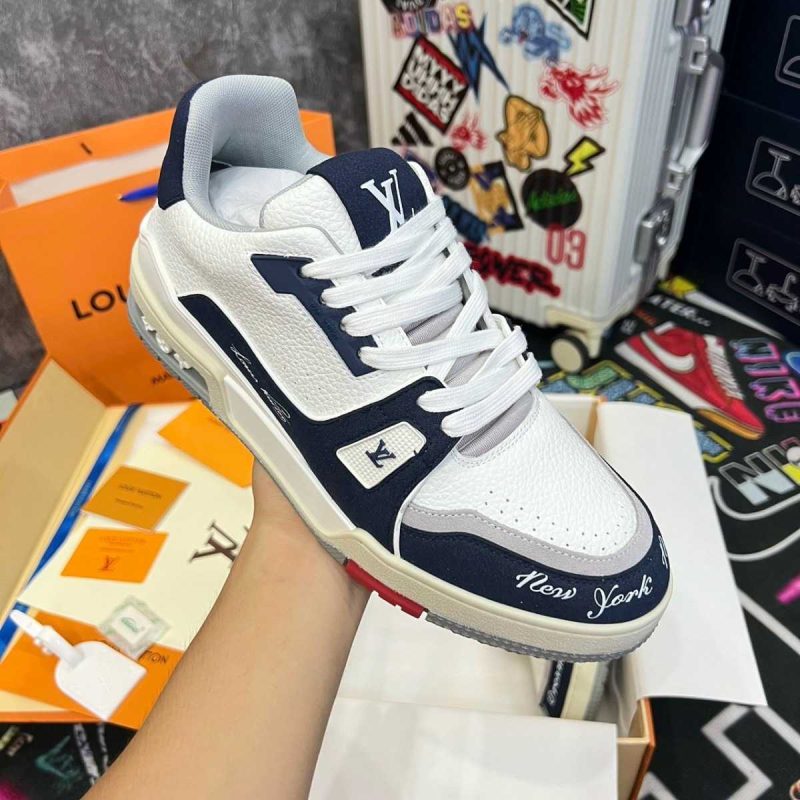 Buty LV Trainer #54 New York Navy Jakość jak oryginał 99.99%