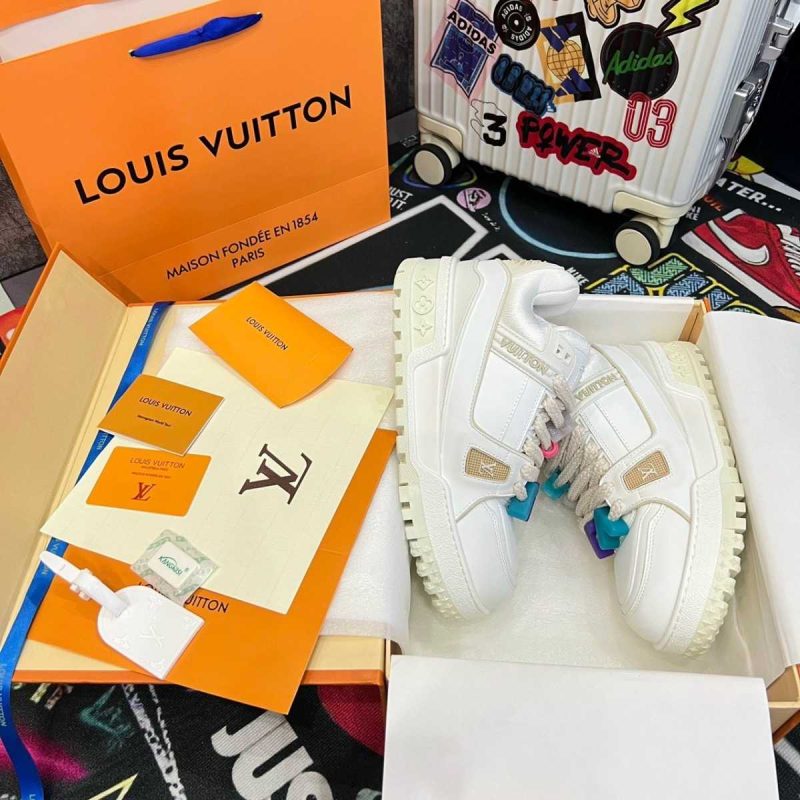 Buty Louis Vuitton LV Trainer Maxi Białe Jakość jak oryginał 99.99%