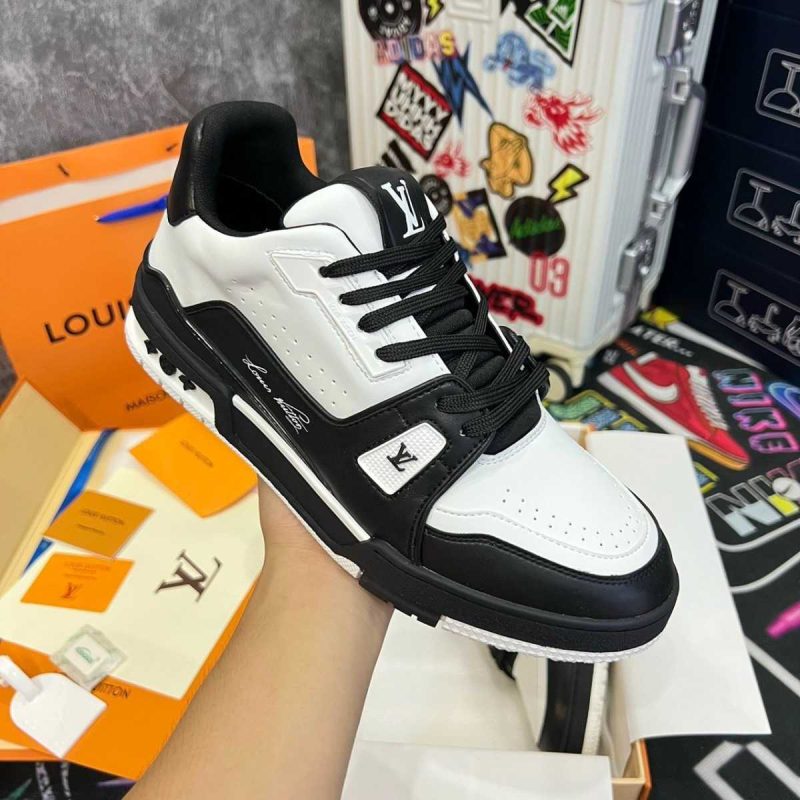 Buty LV Trainer #54 Biało-Czarne Jakość jak oryginał 99.99%