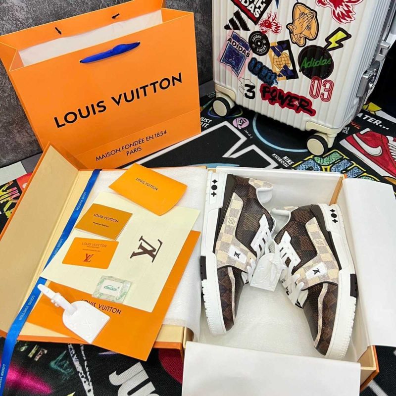 Buty LV Trainer #54 Damier Ebene Multi Replika Premium