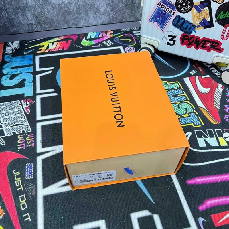 Buty LV Trainer #54 Białe Kwiatowe Jakość jak oryginał 99.99%