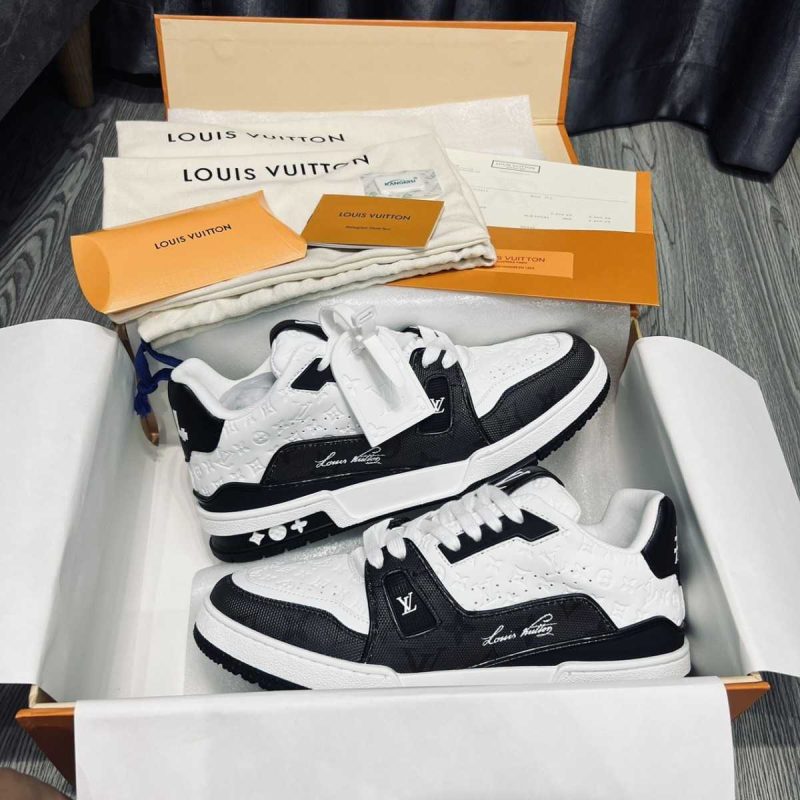 Buty LV Trainer #54 Signature White Black 2023 Jakość jak oryginał 99.99%