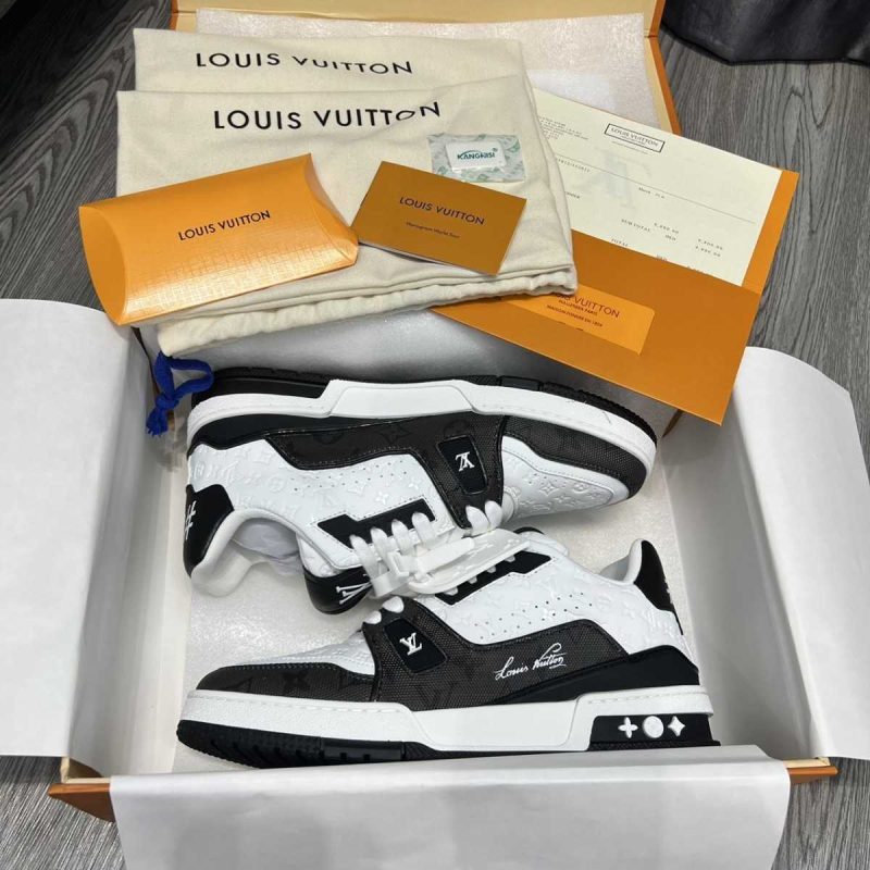 Buty LV Trainer #54 Signature White Black 2023 Jakość jak oryginał 99.99%