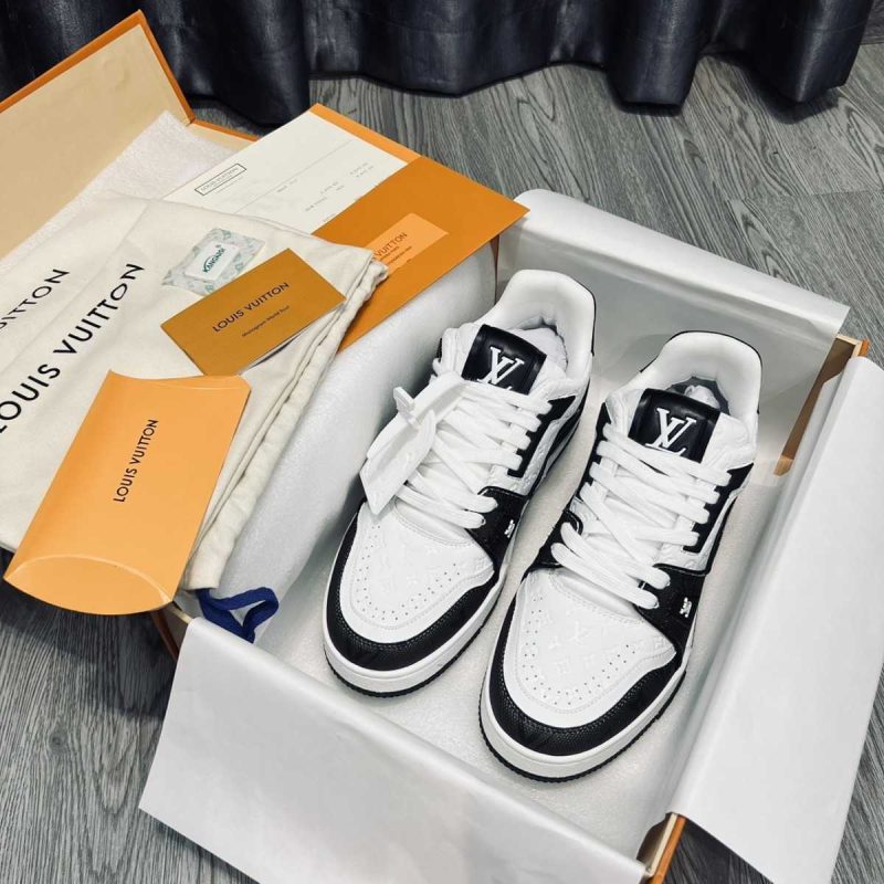 Buty LV Trainer #54 Signature White Black 2023 Jakość jak oryginał 99.99%